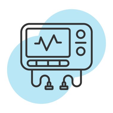 tıbbi ve sağlık hattı ve doldurma biçimi simgesi