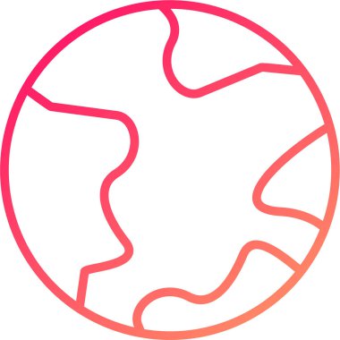 toprak küre simgesi, vektör illüstrasyon tasarımı