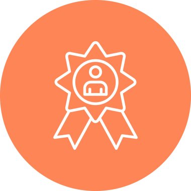 ödül rozeti vektör simgesi modern basit tasarım illüstrasyonu