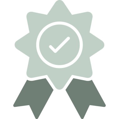 Rozet simge vektör çizim