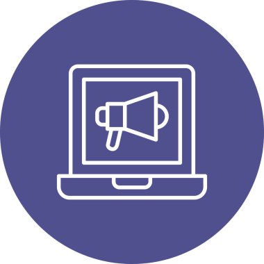 Kolayca değiştirebilen ya da düzenleyebilen hoparlör vektör simgesi