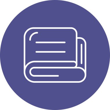 Kitap simgesinin vektör illüstrasyonu