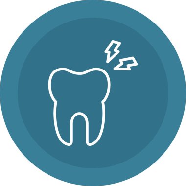 Düz Çember Vektör Simgesi Tasarımı