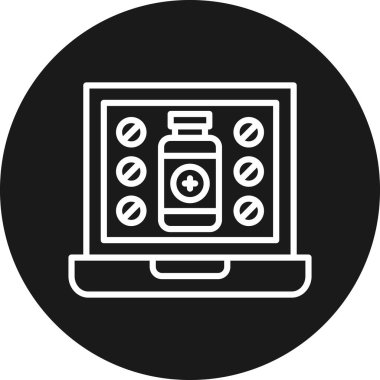 hap ikonu vektör illüstrasyonu