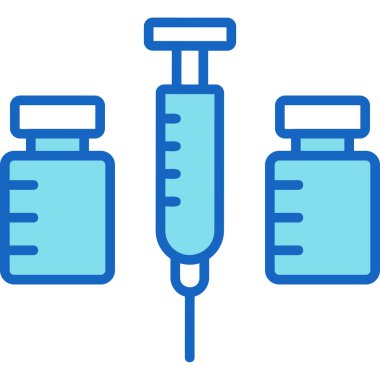 Enjeksiyon. Web simgesi basit tasarım