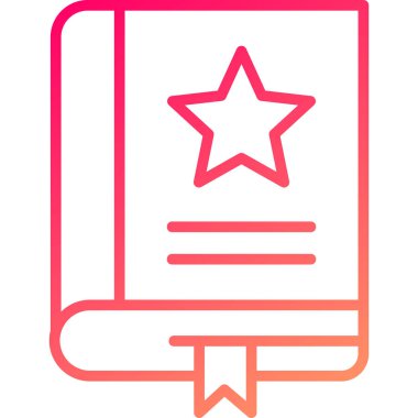 Kitap. Web simgesi basit illüstrasyon