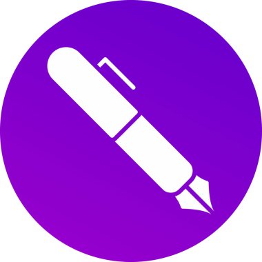 kalem simgesinin vektör illüstrasyonu