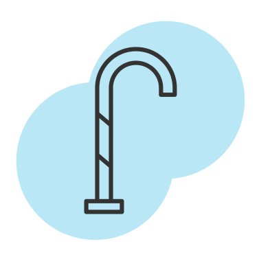 duş ikonu vektör illüstrasyonu