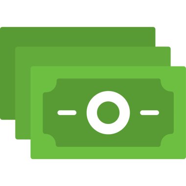 para dolar düz simgesi