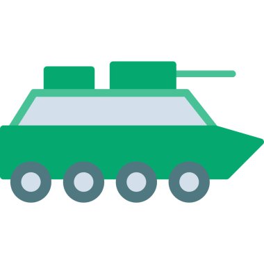 Tank ikonu vektör illüstrasyonu