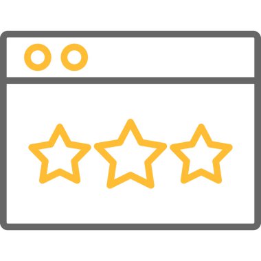 Simge vektör illüstrasyonu sıralanıyor