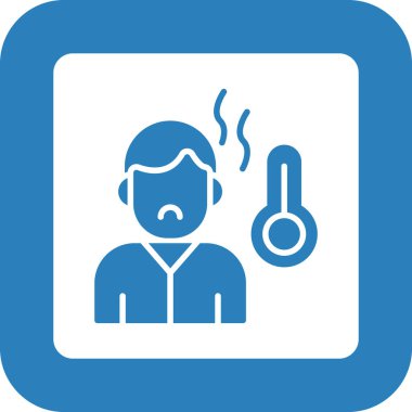 Bir kişi simgesinin vektör illüstrasyonu