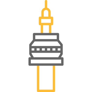 Modern binanın vektör illüstrasyonu