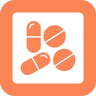 haplar web simgesi vektör illüstrasyonu