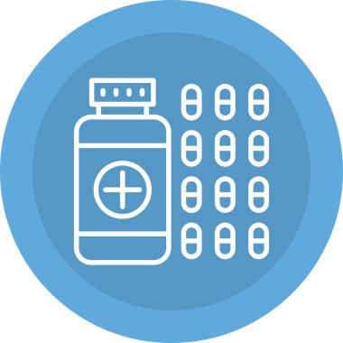 Haplar. Web simgesi basit illüstrasyon