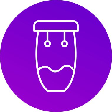 Modern simgenin vektör illüstrasyonu