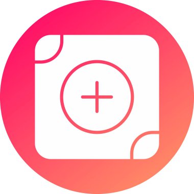 Modern bir simgenin vektör illüstrasyonu