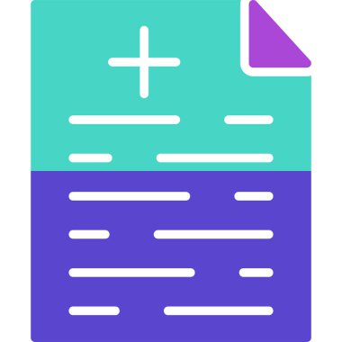 belge dosya simgesi düz biçimli