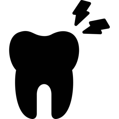 İnsan dişi sembolü vektör illüstrasyonu