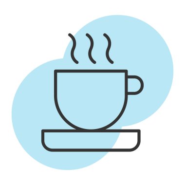 Sıcak kahve fincanı.