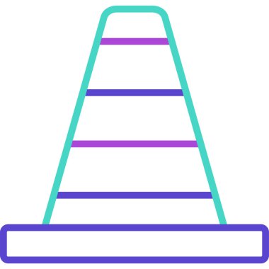 Merdivenler. Web simgesi basit illüstrasyon