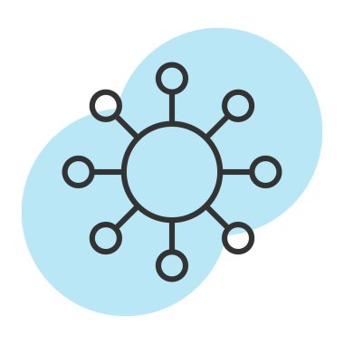 Ağ web simge vektör çizim