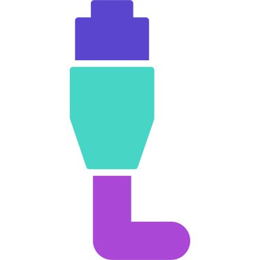 Boya fırçasının vektör illüstrasyonu