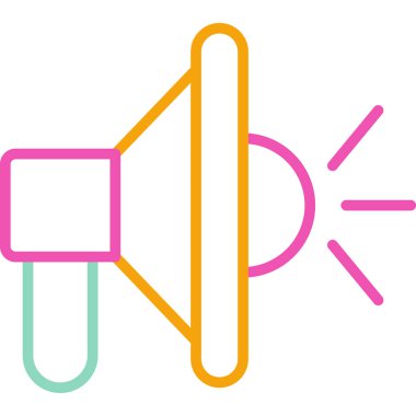 hoparlör vektör illüstrasyonu