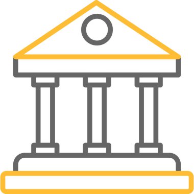 bina inşa simgesi doldurulmuş ana hatlar biçiminde