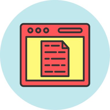 Web tasarım vektör renk simgesi