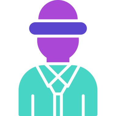 Sakallı bir adamın vektör çizimi