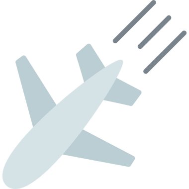 Uçak. Web simgesi basit illüstrasyon