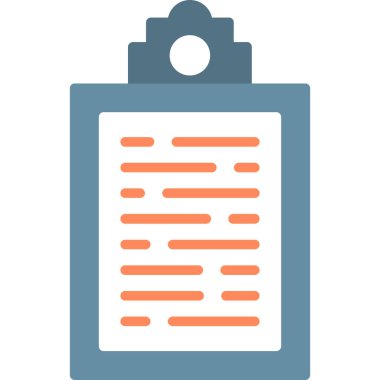 Kontrol listesi vektör simgesi modern basit vektör illüstrasyonu