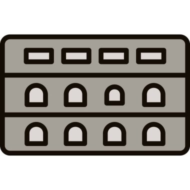 abacus ikon vektör illüstrasyonu