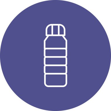 Şişe simgesinin vektör illüstrasyonu