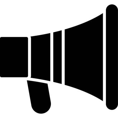 Konuşmacı. Web basit illüstrasyon tasarımı