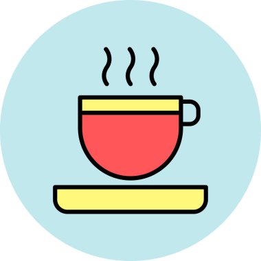 Kupa simgesi. vektör çizim