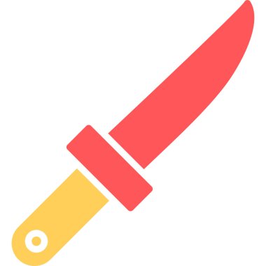 Bıçak. Web simgesi basit illüstrasyon