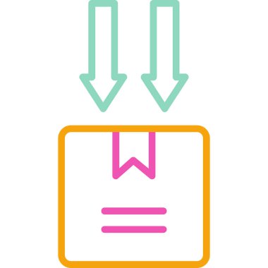 ok simgesi vektör illüstrasyonu