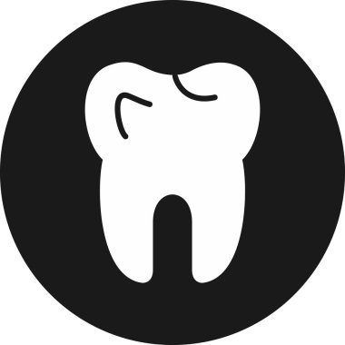 Diş. Web simgesi basit tasarım