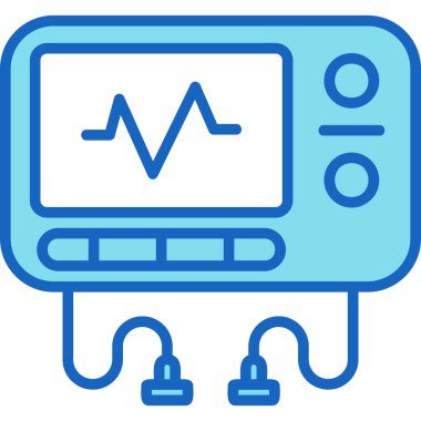 Hastane. Web simgesi basit illüstrasyon