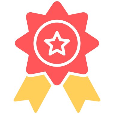 Ödül ikon vektörü. İnce çizgi işareti. izole edilmiş sınır sembolü çizimi