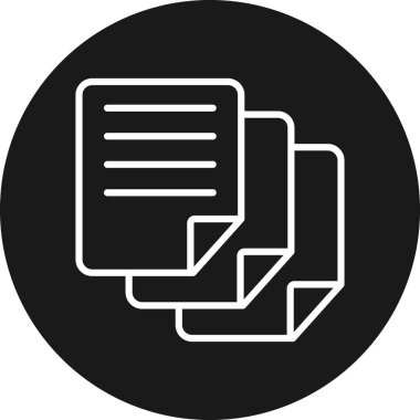 Veri Dosyası simgesi, vektör illüstrasyonu