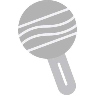 Mikrofon. Web simgesi basit illüstrasyon