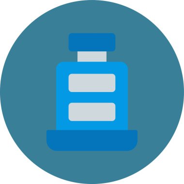 Şişe. Web simgesi basit illüstrasyon