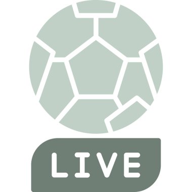 Web ve mobil uygulama tasarımınız için beyaz arkaplanda izole edilmiş canlı simge vektörü, canlı logo konsepti