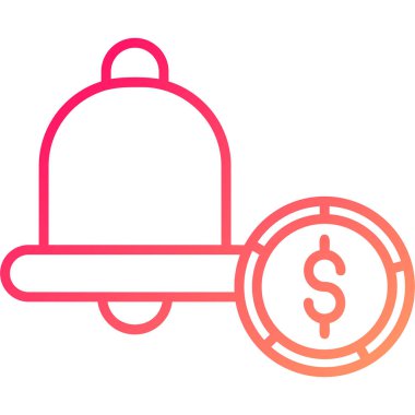 Para için. Web simgesi basit illüstrasyon