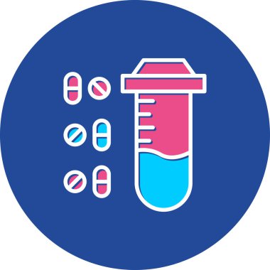Tıbbi bir simgenin vektör illüstrasyonu