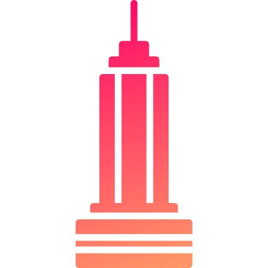 Bina. Web simgesi basit illüstrasyon