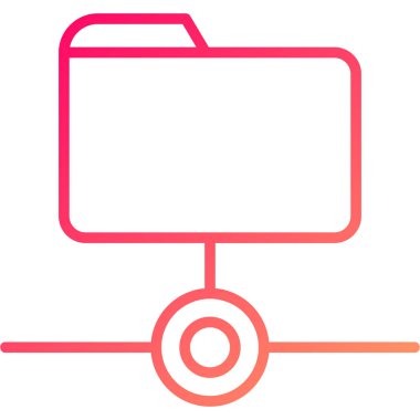 sunum simgesi vektör illüstrasyonu